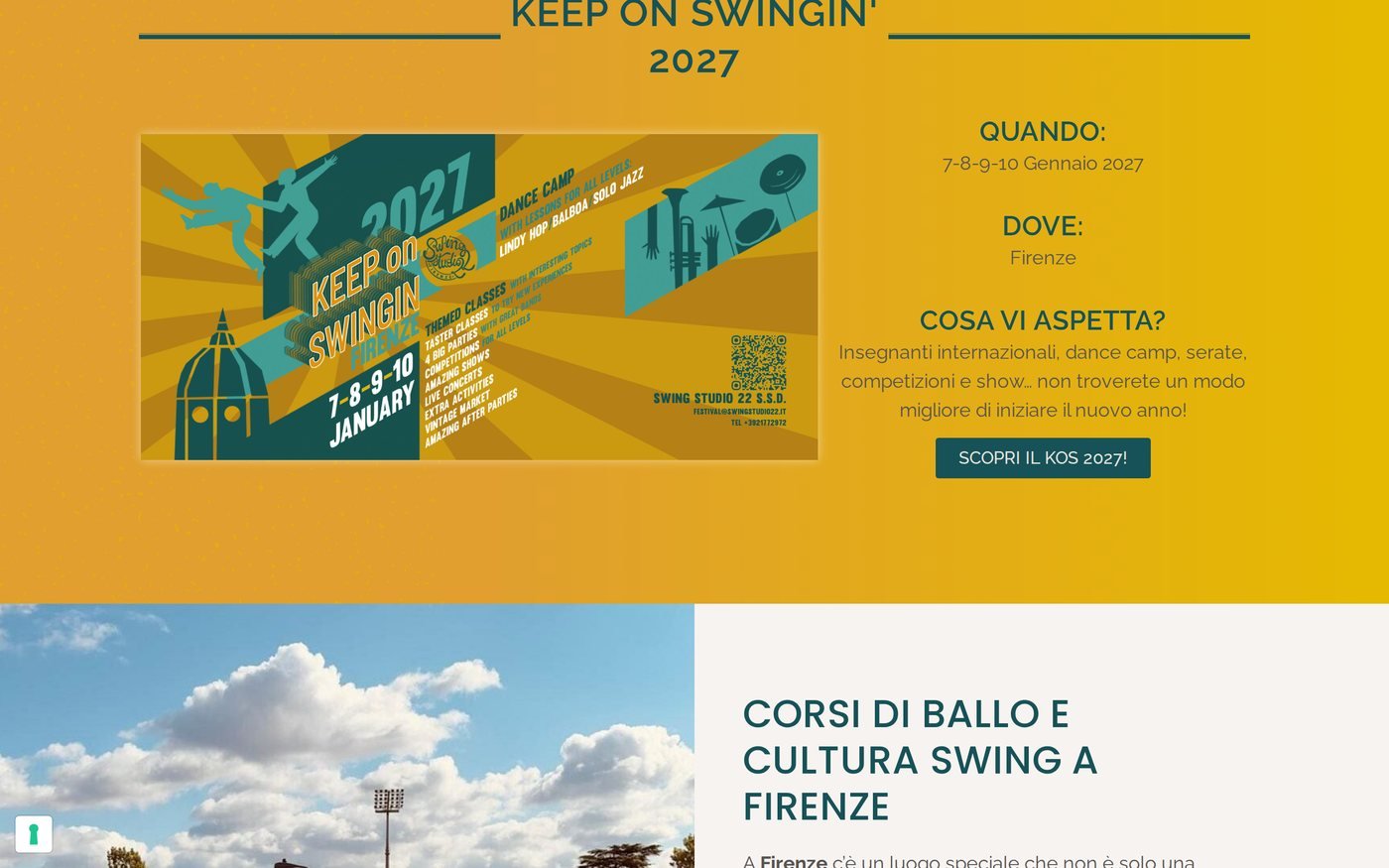 Pagina degli insegnanti, con foto e biografia di ciascuno